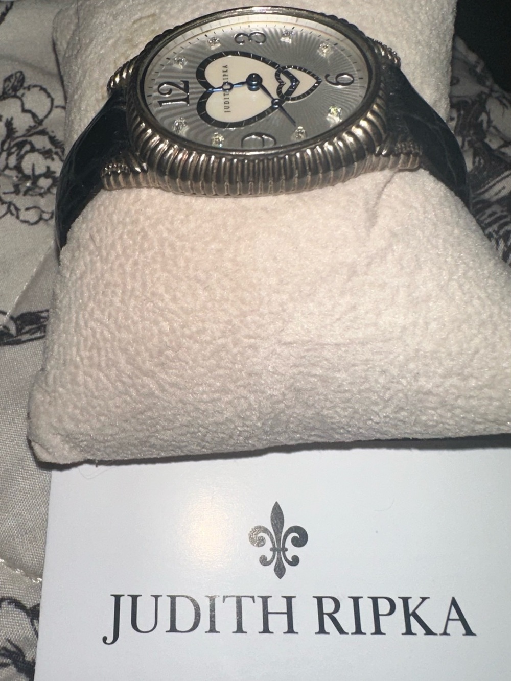 Judith Ripka Sterling Silver Watch - Picture 5 of 5
